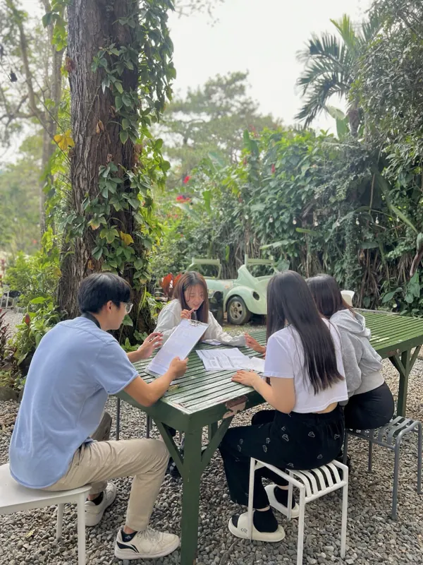 BECI EOP Campus 屋外での授業