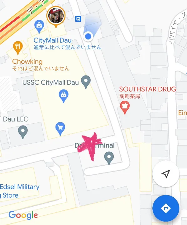 クラークのDAUターミナルから乗り合いのバンでバギオまで行く(2)
