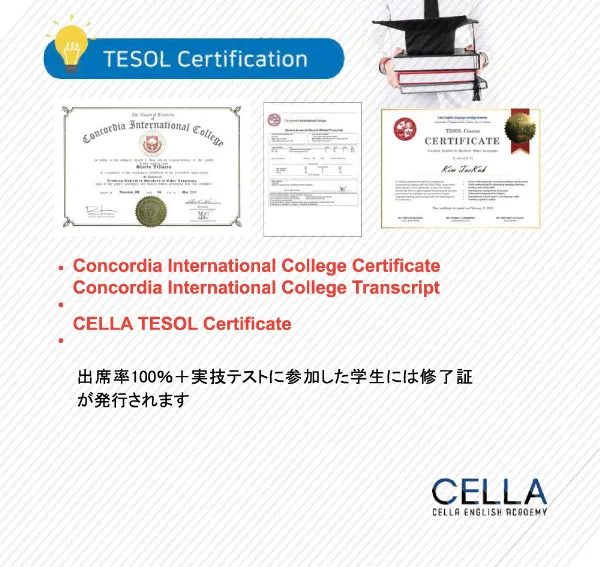 CELLATESOL コース|TESOL(2)