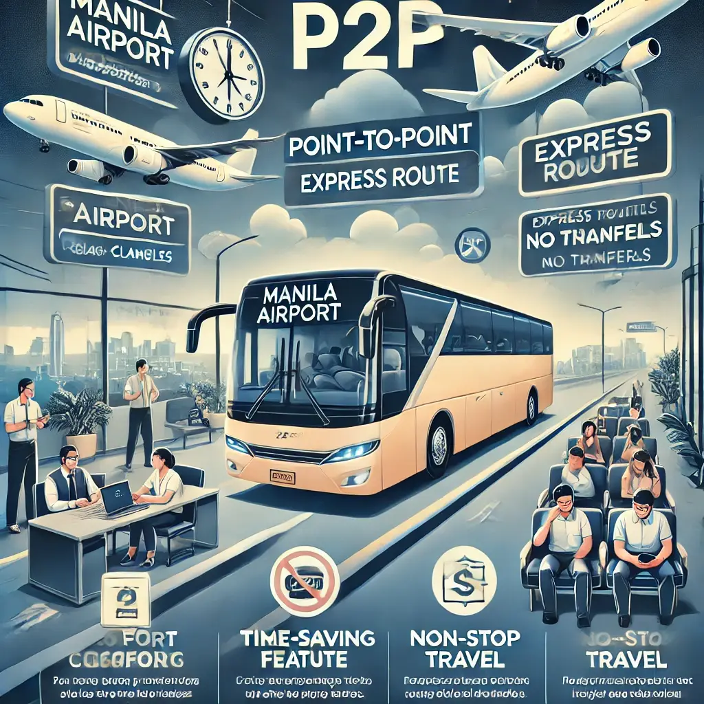 マニラ空港からクラーク(アンヘレス)へのP2Pバス移動ガイド|P2Pバス利用のメリット