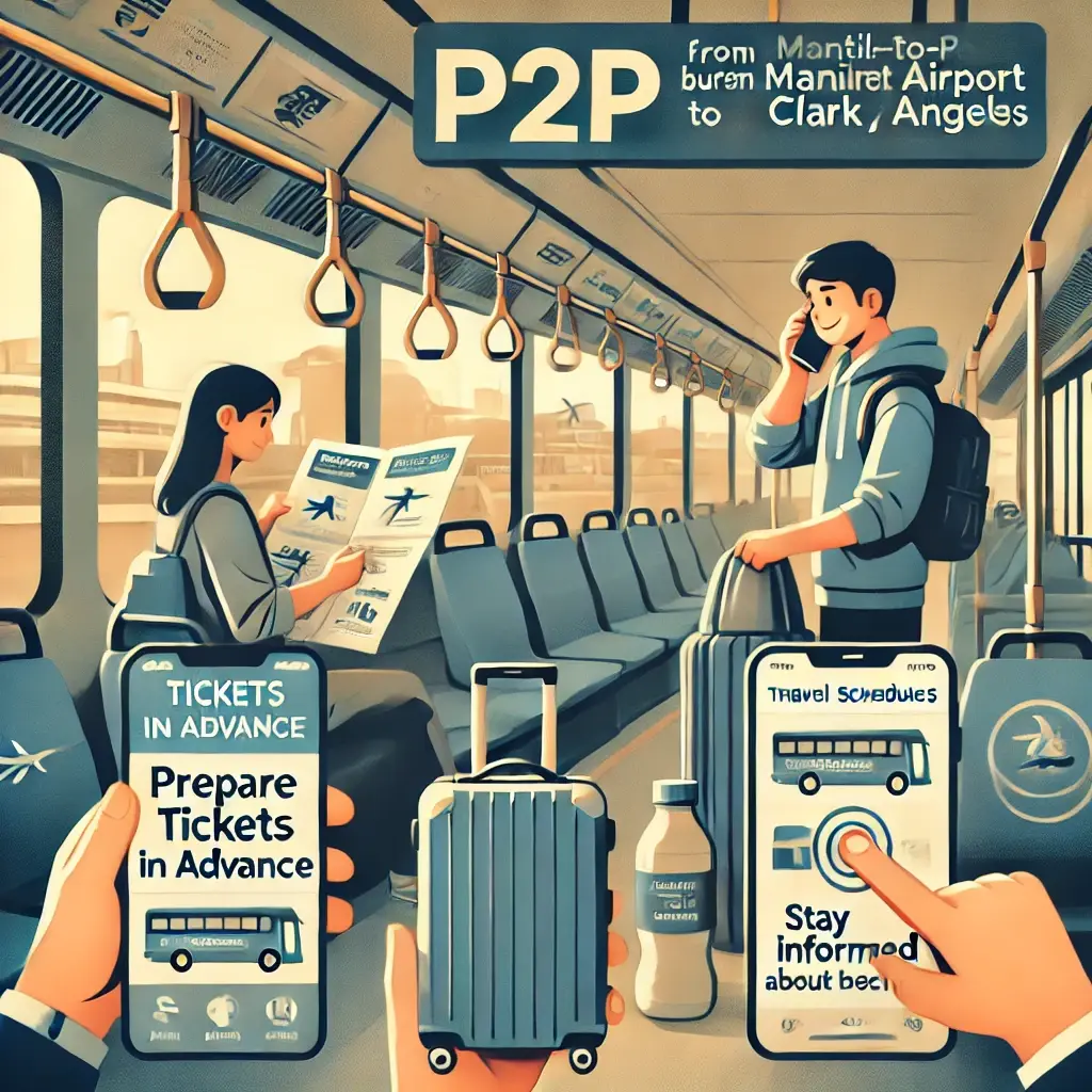 マニラ空港からクラーク(アンヘレス)へのP2Pバス移動ガイド|移動時のアドバイス