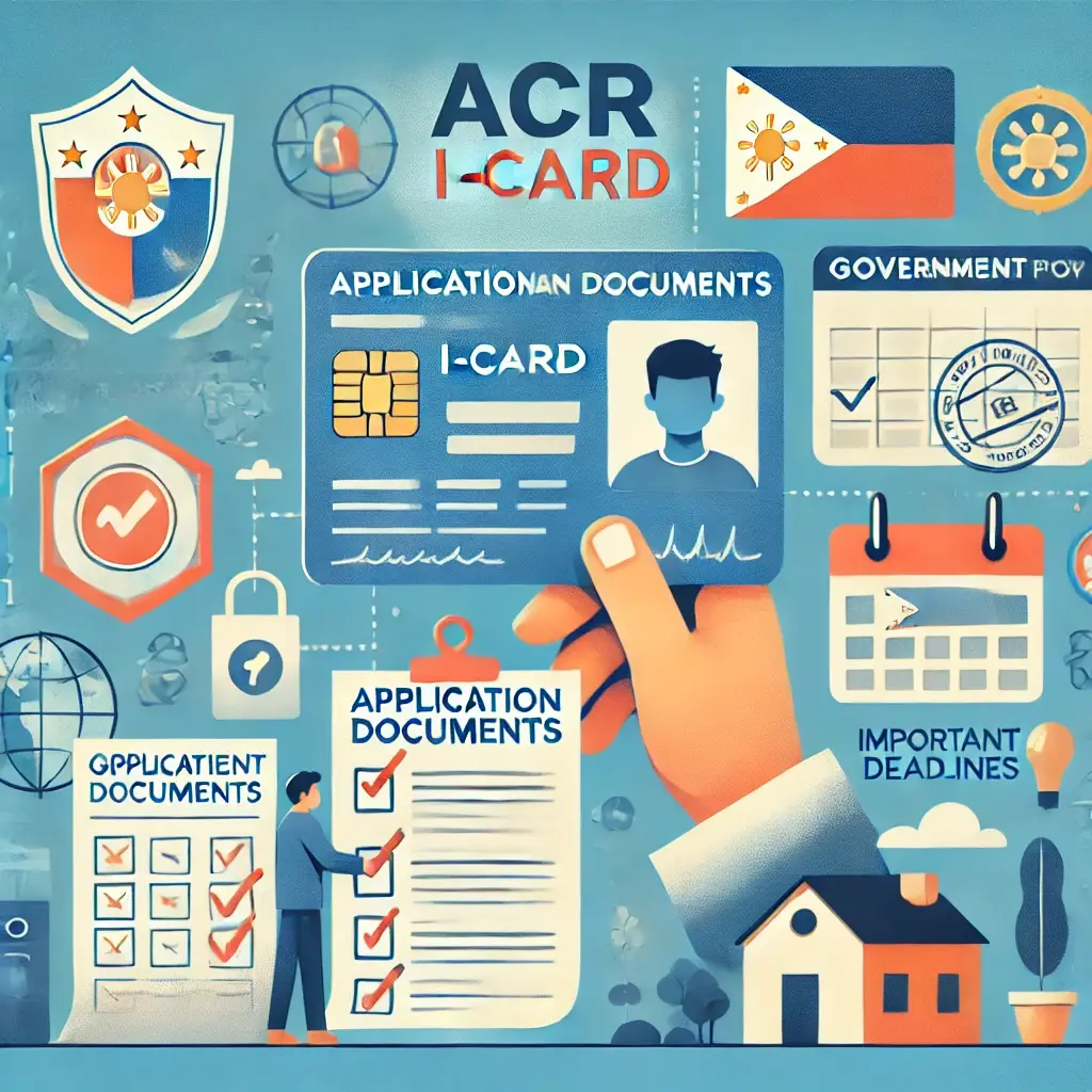 フィリピン留学生のためのACR I-Card 申請手続きと重